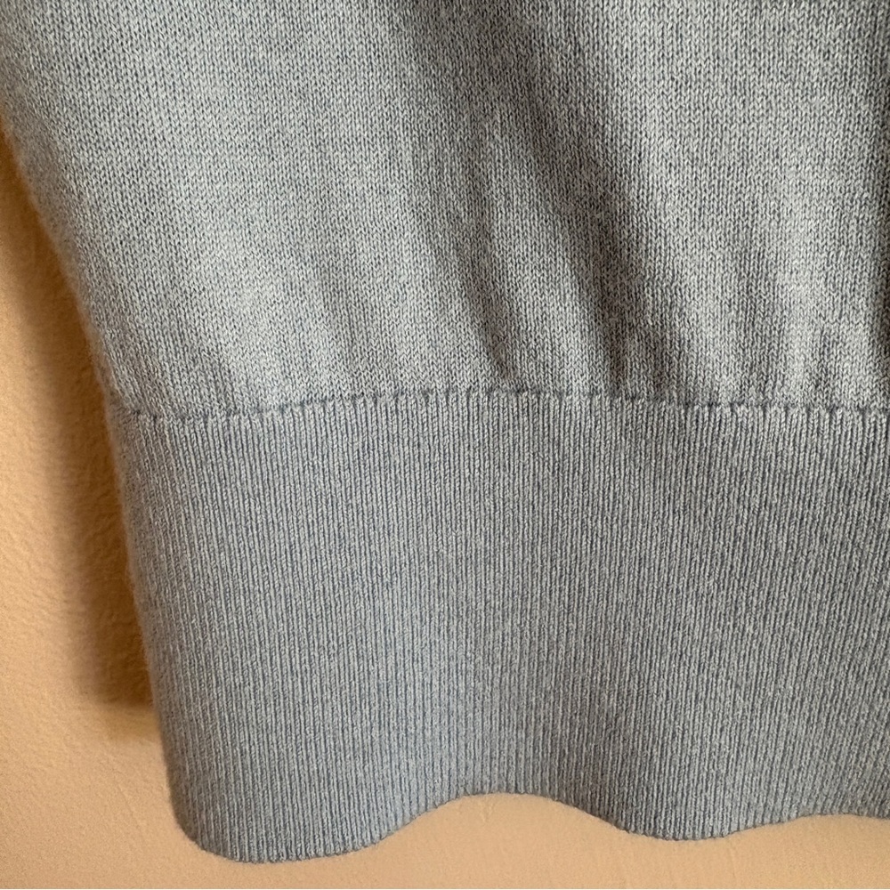 Everlane Light Blue Button-Up Vest - Picture 7 of 8
